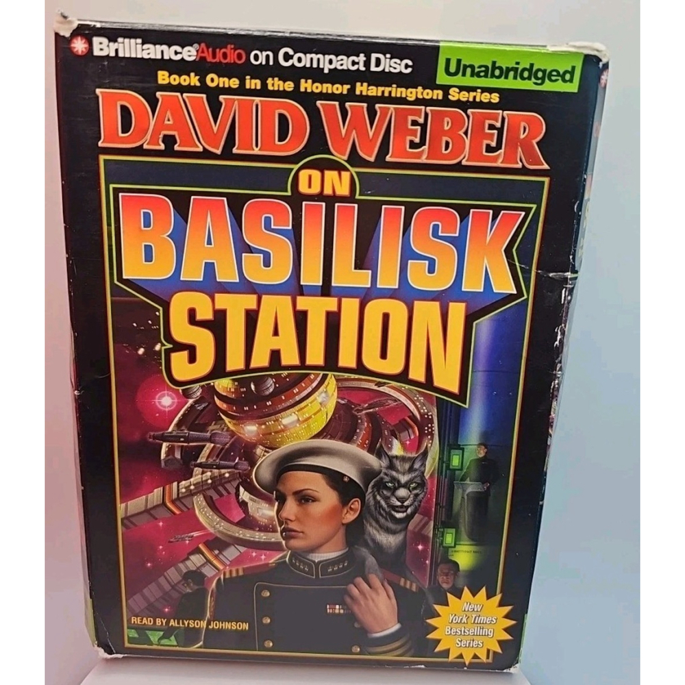 David Weber On Basilisk Station 13 CD Unabridged Audiobook In Outer Display Box